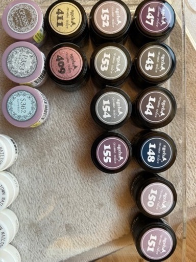 ジェルネイル 50色セット＋パーツ＋クリアボックス 【公式通販】