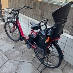値下げしました•Panasonic 電動自転車　チャイルドシート付き