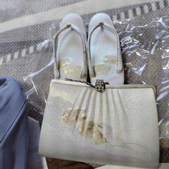 色留袖＋帯＋バック＋草履の画像