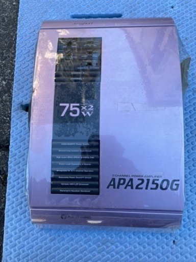 アゼスト　パワーアンプ　APA2150G とケーブルのセット