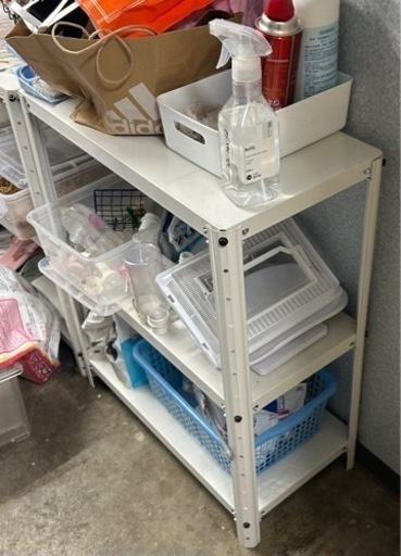 店舗 用品 棚 ラック 譲ります 販売 業務用 収納 お店 飲食店 スチールラック アルミラック 高75cm 幅60cm 奥行30cm