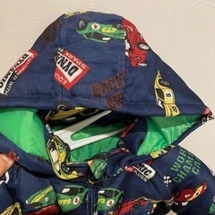 【美品】スノーウェア 90 車柄の画像