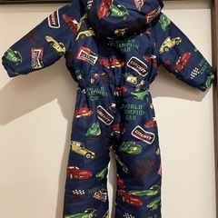 【美品】スノーウェア 90 車柄の画像