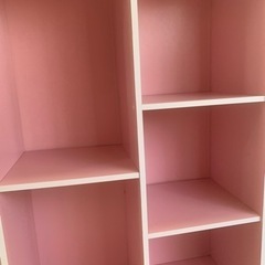 ピンク　カラーボックスの画像