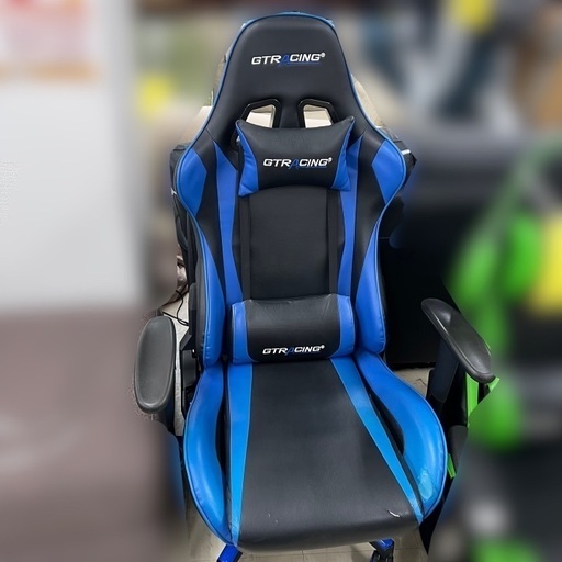 J3370 現行販売品 GT RACING ゲーミングチェア GT002 新品参考価格23,000円 クリーニング済み