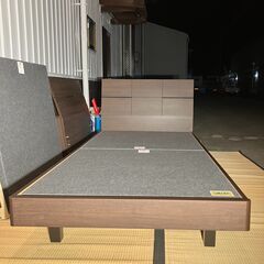 ドリームベッド シングルベッド・フレーム（ダークブラウン）②