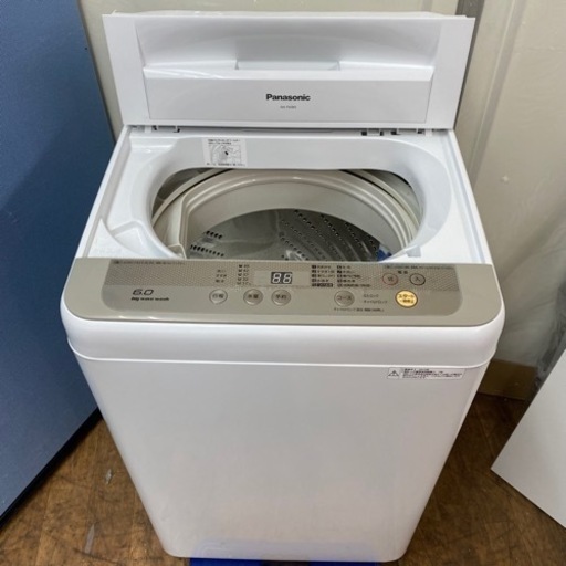 I355 ? Panasonic 洗濯機 （6.0㎏) ⭐ 動作確認済 ⭐ クリーニング済