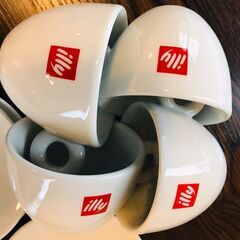 illyカプチーノカップ＆ソーサ　6客セットの画像
