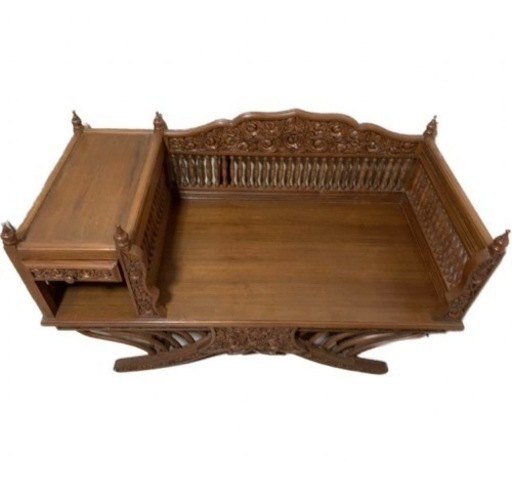 アジアン家具最高級木彫り家具チェアアジアン彫刻猫脚収納家具