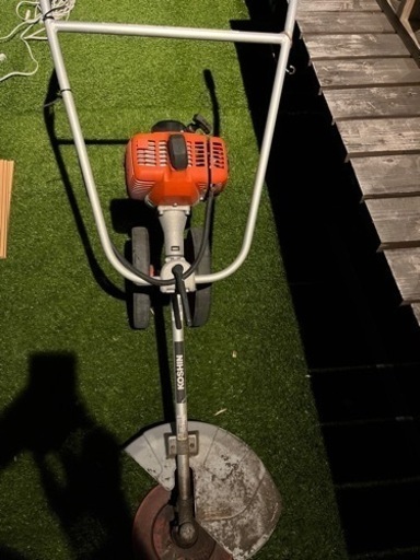 KOSHINの手押し式エンジン草払い機