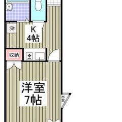 💚高崎市中尾町　初期費用8万円パック（仲手別）！1K / 22....