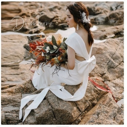 ウェディングドレス エンパイアライン