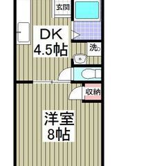 💚伊勢崎市三室町初期費用8万円パック（仲手別）！1DK / 26...