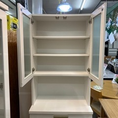 【愛品館 江戸川店 カップボード】NITORI（ニトリ）2枚扉カップボード ID:151-008139-007の画像