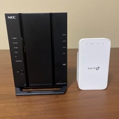 値下げ Aterm WG2600HS2 ルーター＋Tp-Link RE300 メッシュwifi 中継機の画像