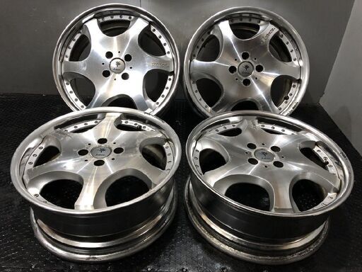 Weds kranze BAZREIA ウェッズ クレンツェ バズレイア/バズレイヤ 17インチ 4本 7J4HPCD100+43 ジャンク 希少　(VHE434)