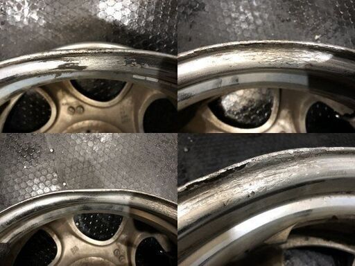 Weds kranze BAZREIA ウェッズ クレンツェ バズレイア/バズレイヤ 17インチ 4本 7J4HPCD100+43 ジャンク 希少　(VHE434)
