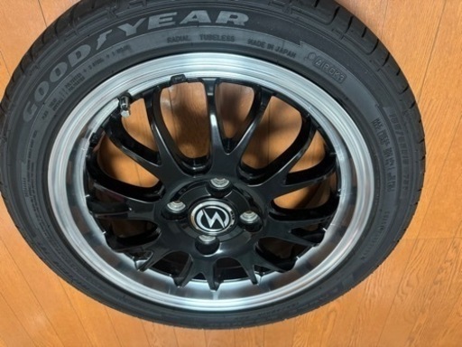 商談中に付き一時停止 エスホールド S-8M 165/55R15 75V  アルミホイール