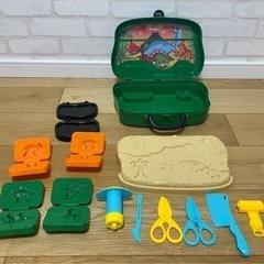 恐竜粘土遊びバッグセット　(粘土はつきません)の画像