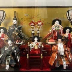 雛人形 オルゴール ぼんぼり電気付き