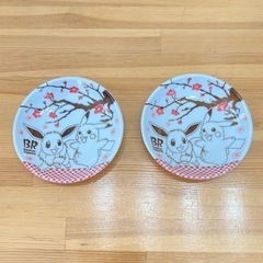 ポケットモンスター　イーブイ&ピカチュウ　小皿2枚セット
