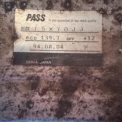 ジムニー　オールテレーン　フルピン　スパイク　31×10.5R15 ホイル付きの画像