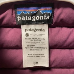 patagonia ダウンベスト80の画像