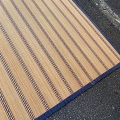 ikehiko カーペット ござ　D.STYLEKAILHARA DENIM ふっくら竹カーペット　カイハラデニム　イケヒコ　い草の画像