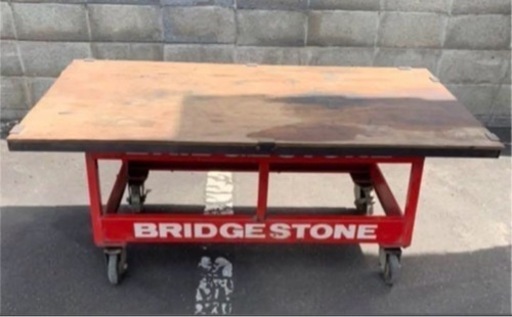 BRIDGESTONE 工場 倉庫 装置架台 検査台 検品台 組立台 梱包台 加工台 工作台 物置台 DIY 作業用テーブル 作業机  ワークデスク　ブリヂストン