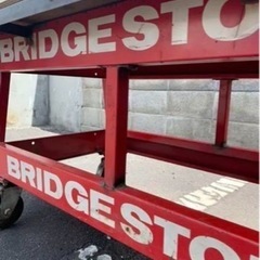 BRIDGESTONE 工場 倉庫 装置架台 検査台 検品台 組立台 梱包台 加工台 工作台 物置台 DIY 作業用テーブル 作業机  ワークデスク　ブリヂストンの画像