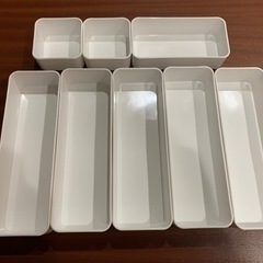 【お話中】【未使用】ダイソー　カトラリー整理トレー　8つ