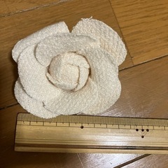 コサージュ白