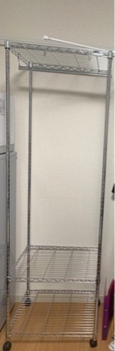 アイリスオーヤマ メタルラック ワードローブ　分解してお渡し
