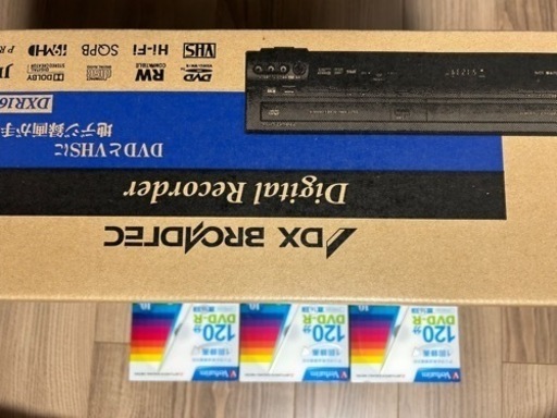 船井VHS／DVD 未開封　CD-R3パック込み