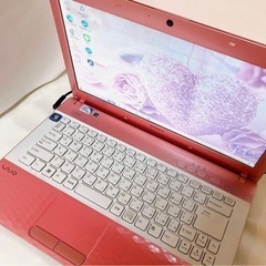 VAIO　DVD/webカメラ　 ダイヤモンドピンク　SONY  ノートPCの画像