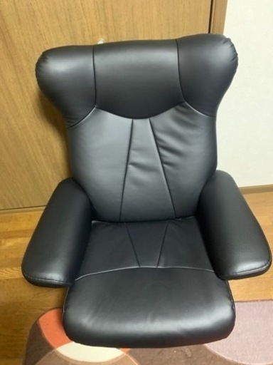 リクライニングパーソナルチェア(オットマン付き)