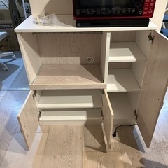レンジ台　食器棚　ベルメゾンの画像