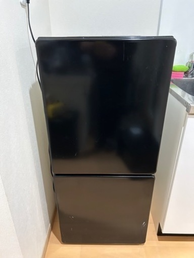 110L冷蔵庫（ブラック）