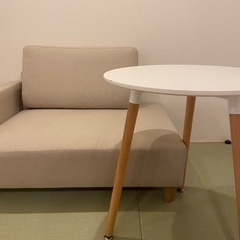 ソーファー　ベージュ【取りに来て頂ける方】の画像