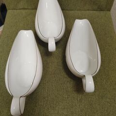 深川製磁 / 竹林 / ソース、ドレッシングポット / 有田焼 / ソース入れ / 3個セットの画像