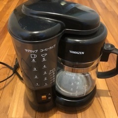 値下げコーヒーメーカー(フィルター付き)山善
