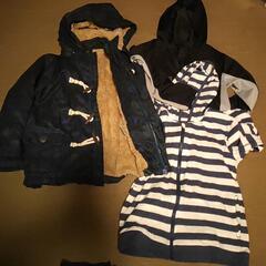 お値下げ！お得☆ダッフルコート他、ズボンなど7点セット130センチの画像