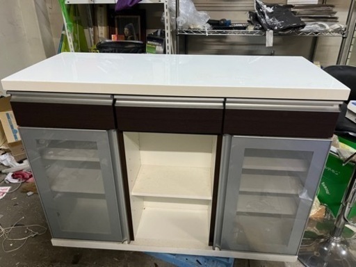 ニトリ　バーカウンターテーブル　幅120 椅子二つ