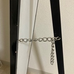 スタンドミラー（ブラック）の画像