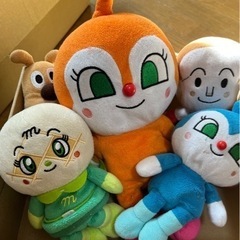 断捨離中⭐️【アンパンマン】ぬいぐるみ5点セット