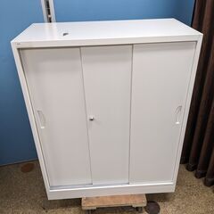 生興 クウォール 3枚引戸書庫 内筒交換錠 RW45-310S ...