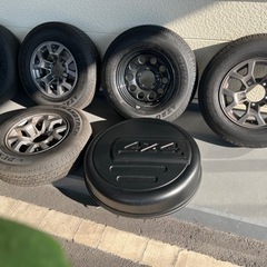 ジムニーシエラ 純正タイヤホイールセット スペアタイヤ付き 値下げ