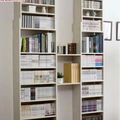 つっぱり書棚の画像