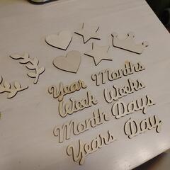 【再度お値下げしました】月齢フォト用　マンスリーカード★の画像