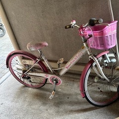 子供用自転車.女の子の画像